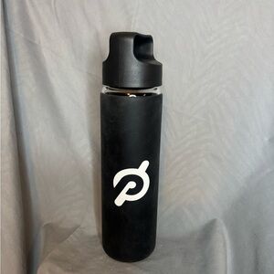 Peloton Silicon Covered Glass Black Hydration Bottle